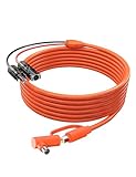 Tonton Solarstecker auf DC 8mm und DC 8020, 2 Meter Solarzellen Stecker und...