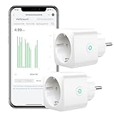 WLAN Steckdose EIGHTREE, Smart Steckdose, Smart Home WiFi Steckdose mit...