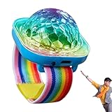 LED-Armband, Armband mit Discokugel, LED-Lampe mit Saugnapf, tragbar, zur...