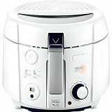 De'Longhi RotoFry F38436.W Roto-Fritteuse, 1,2 kg Fassungsvermögen, Easy...