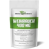 Weihrauch-Kapseln Vegan Hochdosiert 1600mg je Tagesdosis - 100% Indischer...