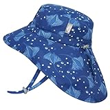 Jan & Jul Jungen Schnell trocknender Sonnenhut mit Nackenschutz für...