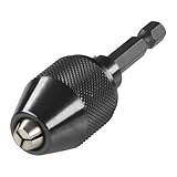 wolfcraft Schnellspan-Bohrfutter I 2625000 I 0,5-6,5 mm Spannweite I Zum...