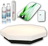 AQUA ROYAL 8-Eck Wasserbett Mono Komplett Set 8eck Achteck 240 cm...