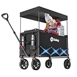 Sekey XXL Bollerwagen Faltbar Kinder 150L 150KG, Faltbarer Bollerwagen mit...