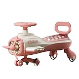 HONKERW Dreirad Wiggle Car for Kinder, Aufsitzflugzeug, Spielzeug,...