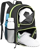 YOREPEK Fußball Tasche, Fussball Rucksack mit Schuhfach und Ballfach,...