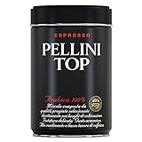 Pellini Kaffee Top 100% Arabica, Gemahlener Kaffee für die Kaffeemaschine...
