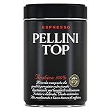 Pellini Kaffee Top 100% Arabica, Gemahlener Kaffee für die Kaffeemaschine...