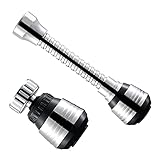 2Stücke Extender Spritzfester Wasserhahnadapter für Universeller...