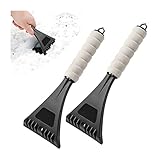 JNNJ 2 Stück Winter Autoscheiben Schneeschaufel, Eiskratzer Kratzer Auto,...
