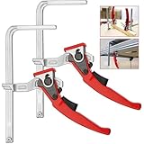 Hebelzwinge,Tischzwinge,Führungsschiene Zwinge,2 Stück Ganzstahl mit...