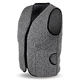 PinkZebra Damen Weste aus 100% Natur-Schurwolle, warme Damenweste...