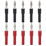Yinhing 5 Set Banana Plug Connector, 4 Mm Männlich Bis 2 Mm Weiblich,...