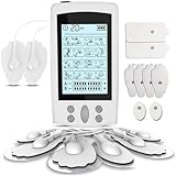 TENS Gerät EMS Muskelstimulator, 2-Kanal 16 Programme, Wiederaufladbar mit...