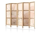 framed concept - Paravent Raumteiler aus Holz 225x172 cm, 5-teilig,...