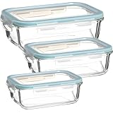 LS-LebenStil Glas Frischhaltedose Cook & Close 3´er Set luftdicht...