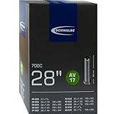 SCHWALBE Fahrradschlauch AV17 mit Autoventil ~ 27'/28' ~ 28/47-622/635 mm...