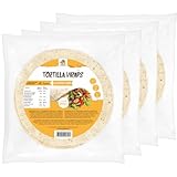 Lowcarbchef - High Protein Tortilla Wraps - 6 Wraps á 40 g - 4er Pack...