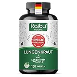 Lungenkraut Kapseln Hochdosiert - 600 mg Lungenkraut (Lungwort) pro...