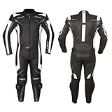 A-Pro Lederkombi Motorrad Rindsleder Jacke Hose Protektoren 2 Teilige...