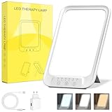 NIKYJM Tageslichtlampe 25000 Lux, Lichttherapielampe mit 3...