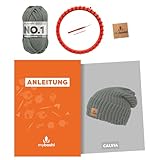 myboshi Strickring-Set Mütze Calvia, inkl. No.1-Wolle, Anleitung, Wolle...