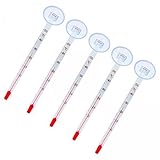 F Fityle 4x 5 X Schwimmendes Aquarium Thermometer, Tauchthermometer,...