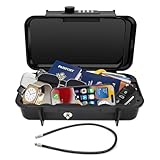Strandsafe/Reisesafe/Schlossbox – Mini Safe Tresor mit 4-stelligem...