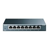 TP-Link TL-SG108 8-Port Gigabit Netzwerk Switch (Plug-and-Play, 8* RJ-45...