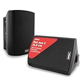 Pyle Wasserdichte Lautsprecher Passiv & Aktiv 300W– Outdoor Speakers...