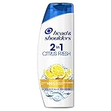 head&shoulders 2-in-1 Citrus Fresh Anti-Schuppen-Shampoo, 270 ml, 6 Stück