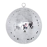mophrati Hängende Disco Kugel Splitter Rotierende Glas Runde Lampen Tanz...