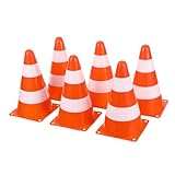MUELODSIC 6 Stück Teiliges Kleine Verkehrsleitkegel aus Robustem PE...