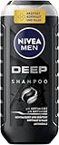 NIVEA MEN Deep Shampoo (250ml), gegen fettiges Haar und Kopfhaut mit...
