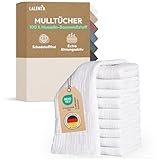 Laleni Spucktücher Baby im 10er Set aus Reiner Baumwolle - schadstofffreie...