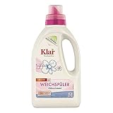 Klar eco Sensitive Weichspüler 750ml, ohne Duft, 30 Waschladungen, für...