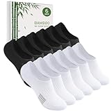 Caldodo Bambus Sneaker Socken Damen 35-38 39-42 Füsslinge Herren, 6 Paar...