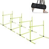 ORHEYA Agility Set Hunde Hürdenset Slalom Stangen Agility Ausrüstung für...