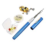 Lixada Mini Angel Reel Combo Kit, Pen Angelrute + Fishing Wheel +...