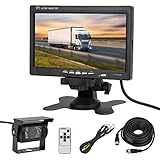 CICMOD Rückfahrkamera mit 7 Zoll TFT LCD Monitor Kabel Rückfahrsystem...