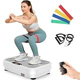 THERUN Vibrationsplatte, Rüttelplatte Sport für Zuhause, 1-99...