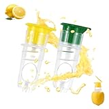 Doksvp 2 Stück Zitronenpresse Klein Set, Zitronensaft Ausgießer...