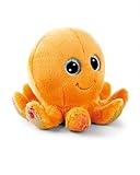NICI Kuscheltier GLUBSCHIS Oktopus Olly Polly 15cm - orange - Stofftier aus...