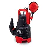 Scheppach DWP400 Schmutzwassertauchpumpe 400W | Fördermenge 9000 L/h |...