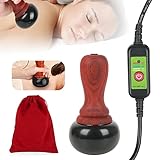 Elektrisches Hot-Stone-Massagegerät, Natürliches Bian-Stein Gua...