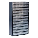 raaco Kleinteilemagazin C12-60 mit 60 Schubladen, Tragkraft 39.6 kg, 15 x...