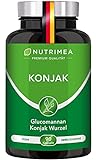 Glucomannan aus Konjak Wurzel | Hochdosiert mit 95% Glucomannan pro Kapsel...
