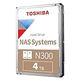Toshiba 4TB N300 NAS 3.5’’ SATA Internal Hard Drive. 24/7 Operation,...