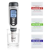 PH Messgerät, Dr.meter PH Messgerät Wasser mit Alarm-LCD-Display...